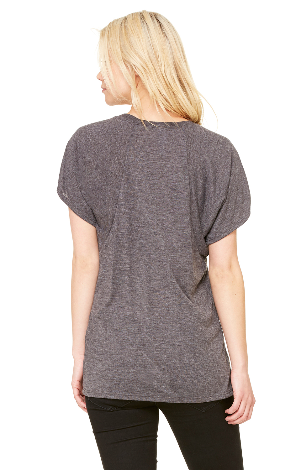 Women's Flowy Raglan T-Shirt - Heather Dark Gray