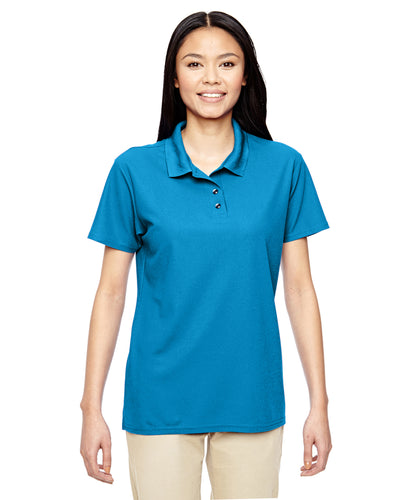 Women's Performance® Double Piqué Polo - Sapphire