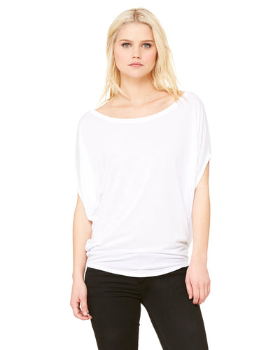 Women's Flowy Circle Top - White