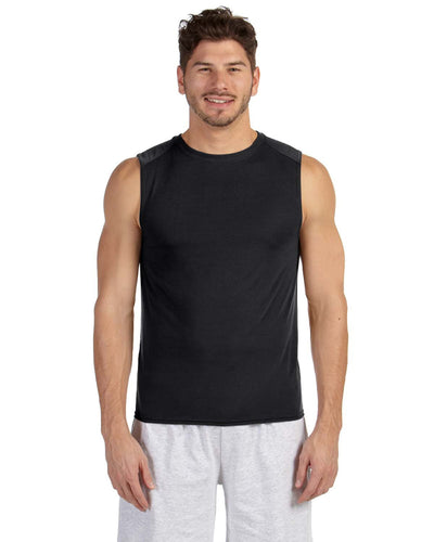 Unisex Performance® Sleeveless T-Shirt - Black