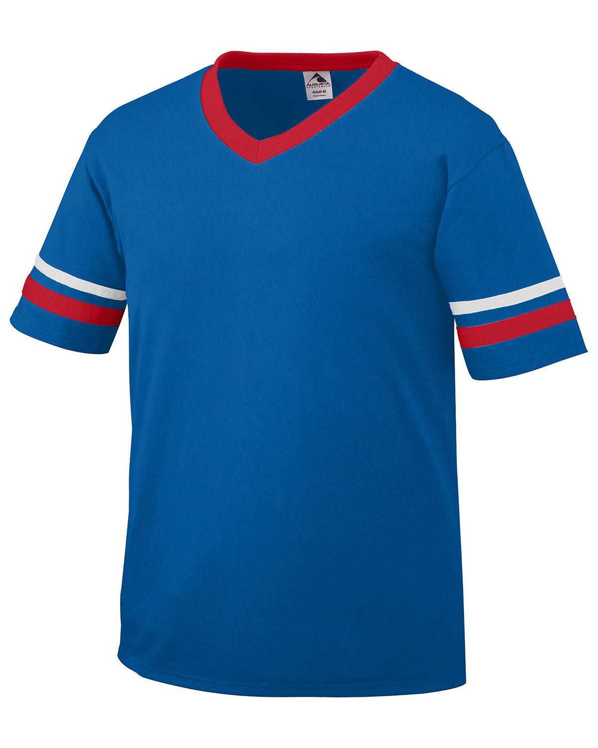 Unisex Sleeve Stripe Jersey - Royal / Red / White