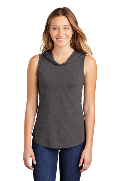 Women's Perfect Tri Sleeveless Hoodie - Heather Charcoal