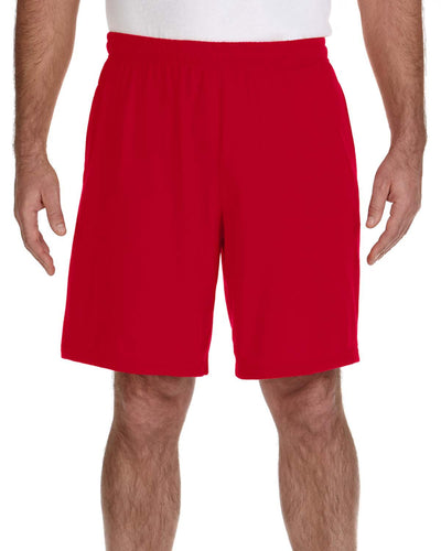 Unisex Performance® 9" Short with Pockets - Red
