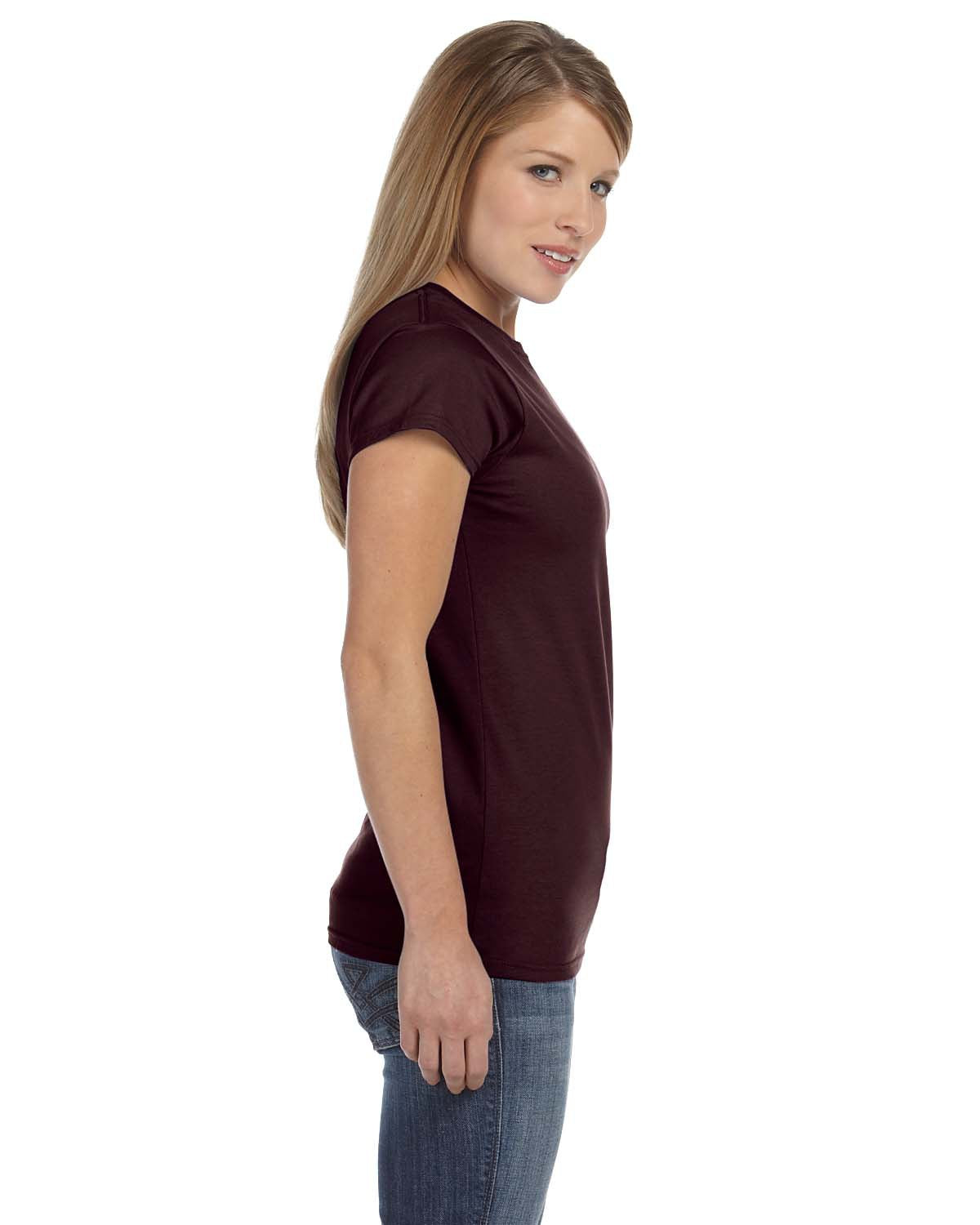 Women's Softstyle® Fitted T-Shirt - Dark Chocolate
