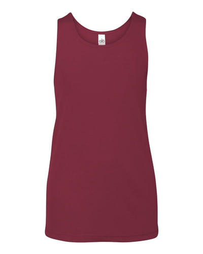Youth Mesh Tank - Sport Maroon