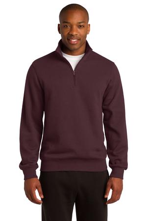 1/4-Zip Sweatshirt - Maroon