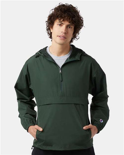 Champion CO200 Dark Green — on model front