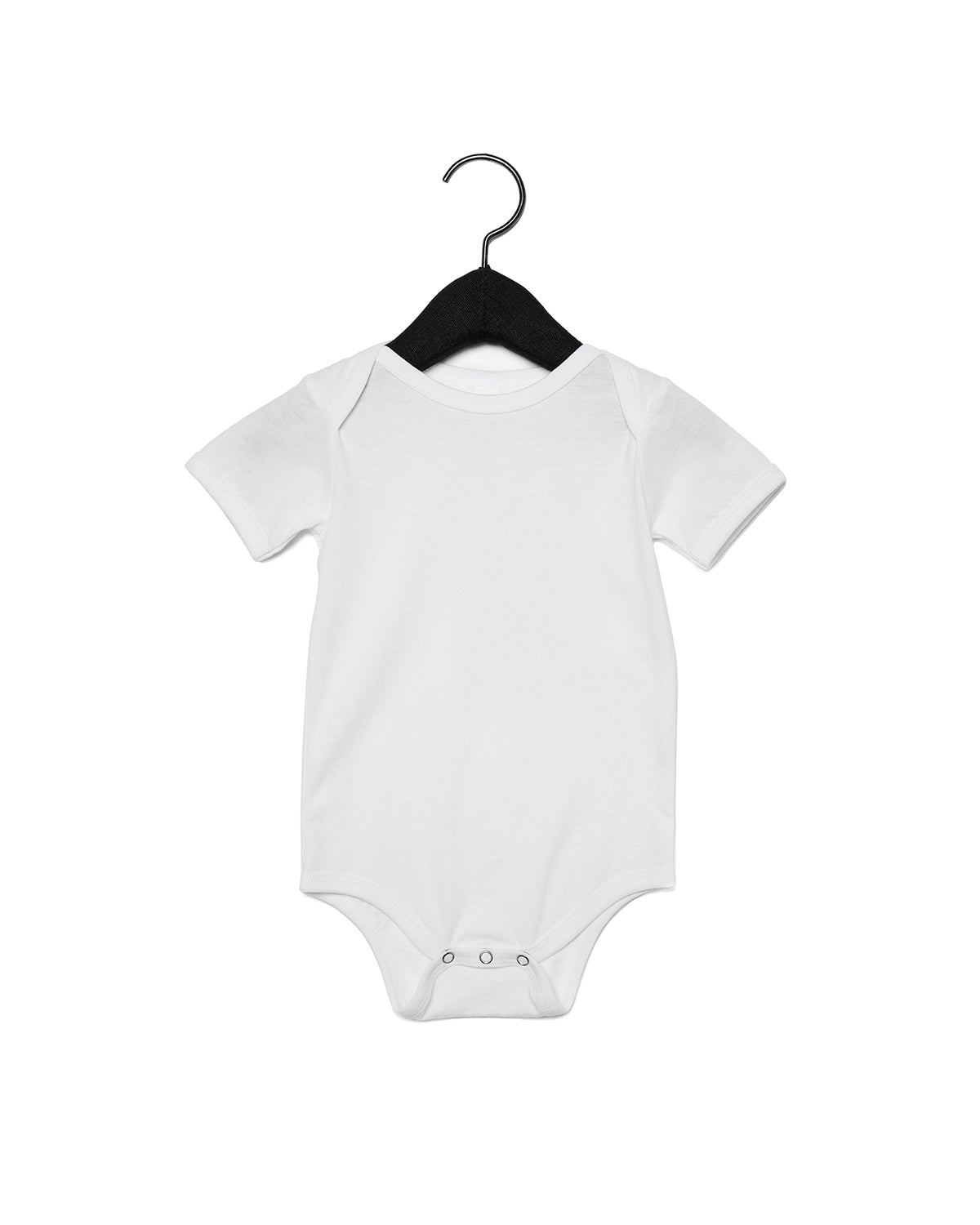 Infant Jersey Short-Sleeve One-Piece - White