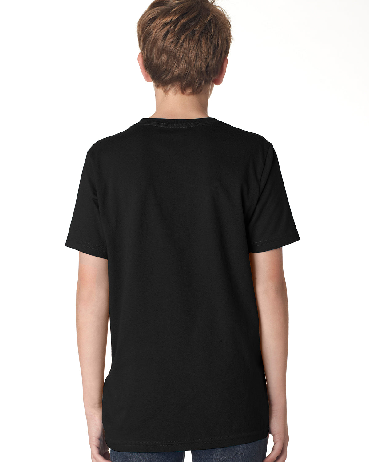 Youth Cotton Crew - Black