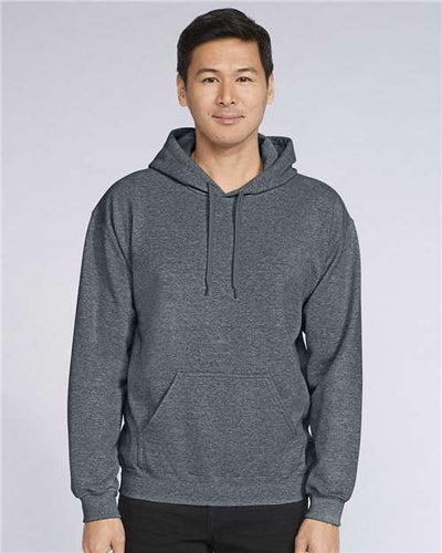 Gildan SF500 Dark Heather — on model front