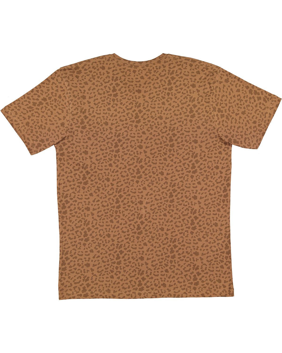 Unisex Fine Jersey T-Shirt - Brown Leopard