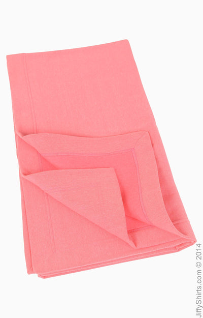 DryBlend® 9 oz. Fleece Stadium Blanket - High Viz Safety Pink