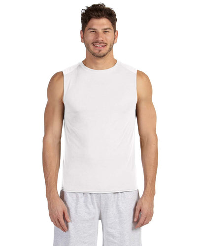 Unisex Performance® Sleeveless T-Shirt - White