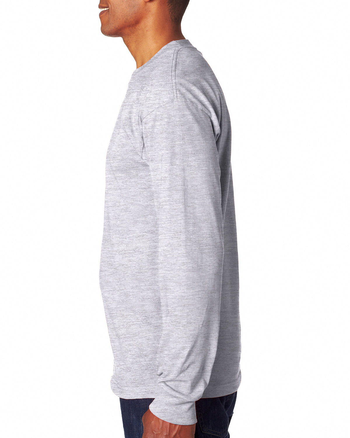 Unisex 100% Cotton Long Sleeve T-Shirt - Ash