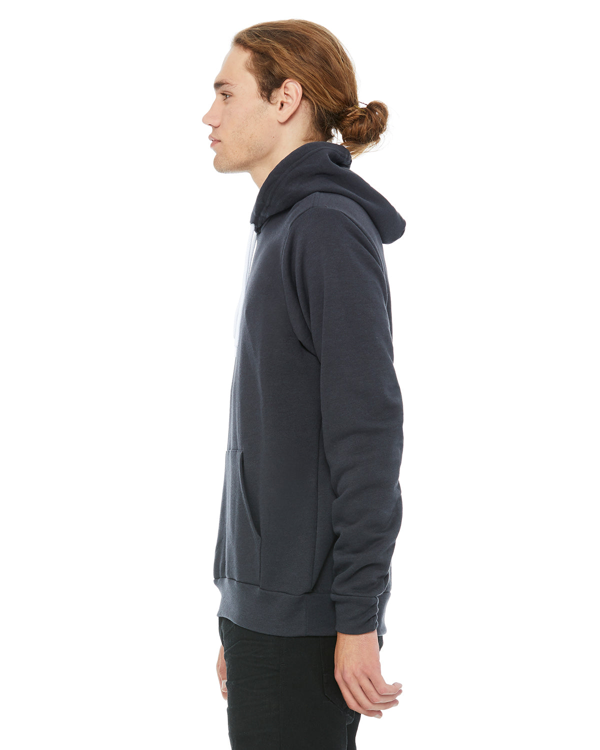 Unisex Sponge Fleece Pullover Hoodie - Dark Gray