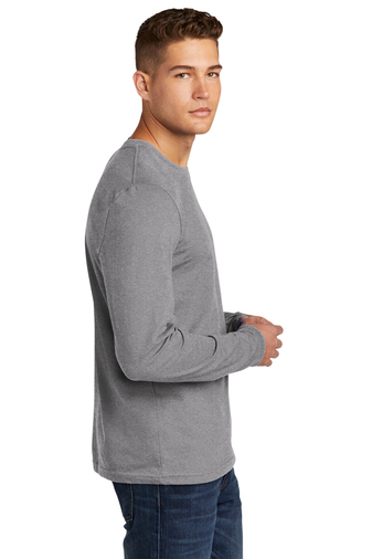 Men's Cotton Long-Sleeve Crew - Heather Gray