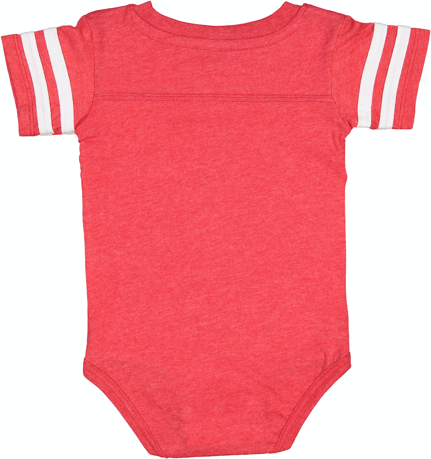 Infant Football Bodysuit - Vintage Red / Blend White