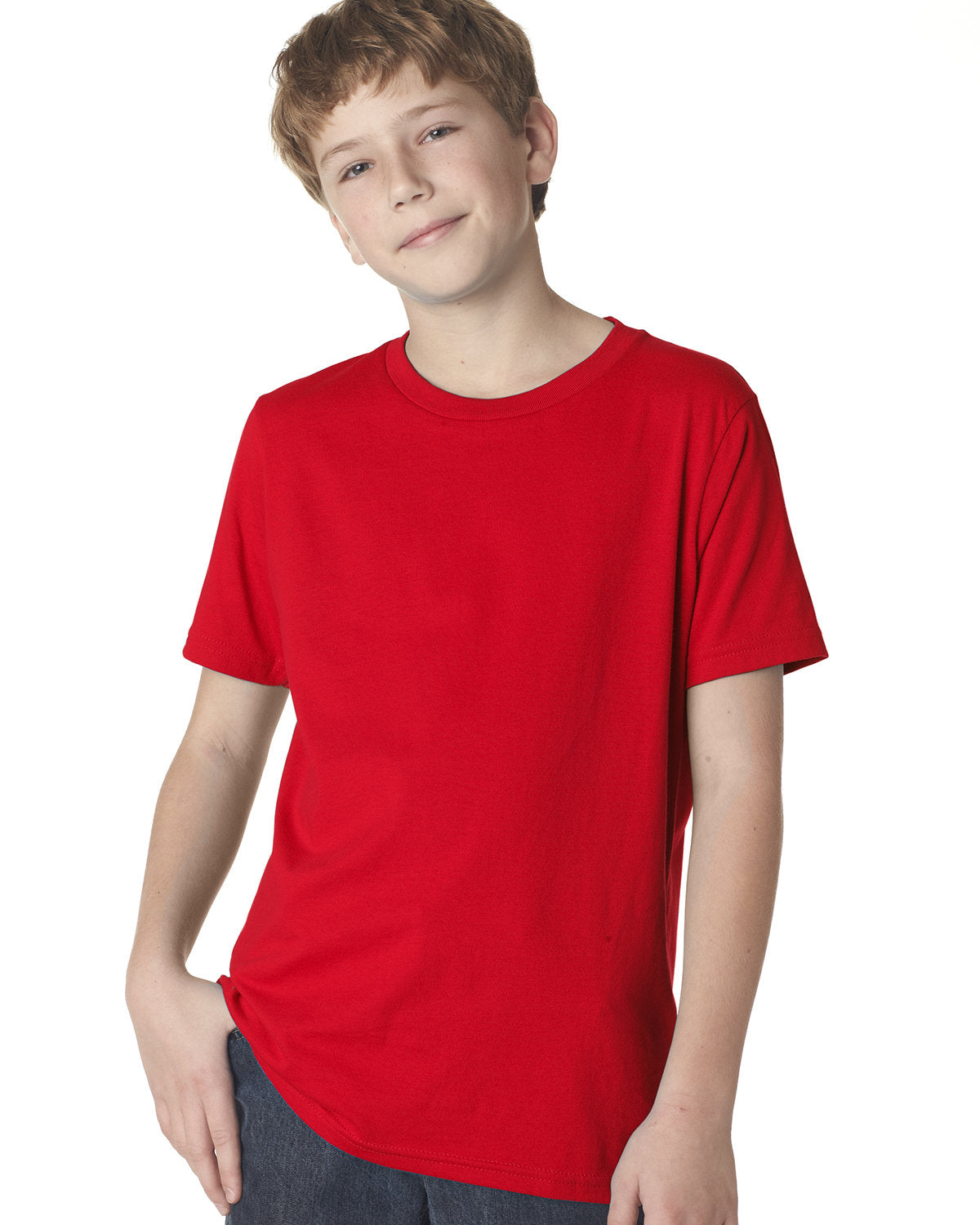 Youth Cotton Crew - Red