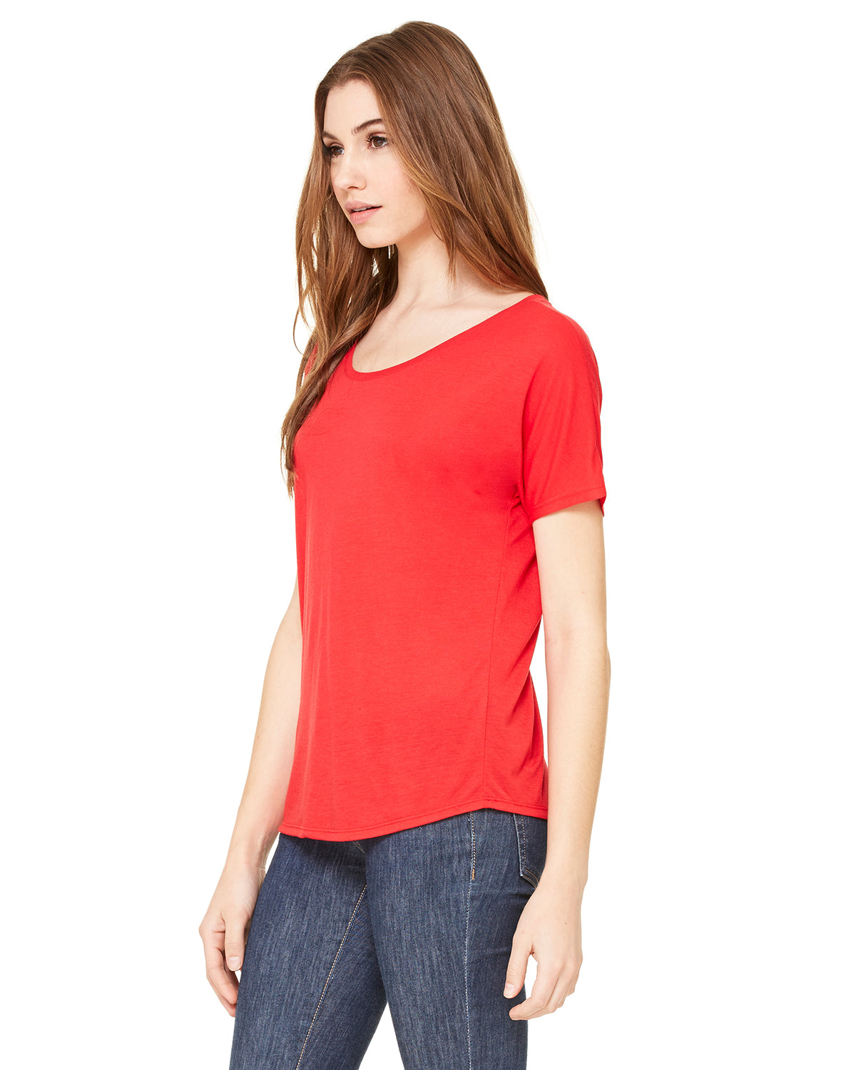 Women's Slouchy T-Shirt - Red