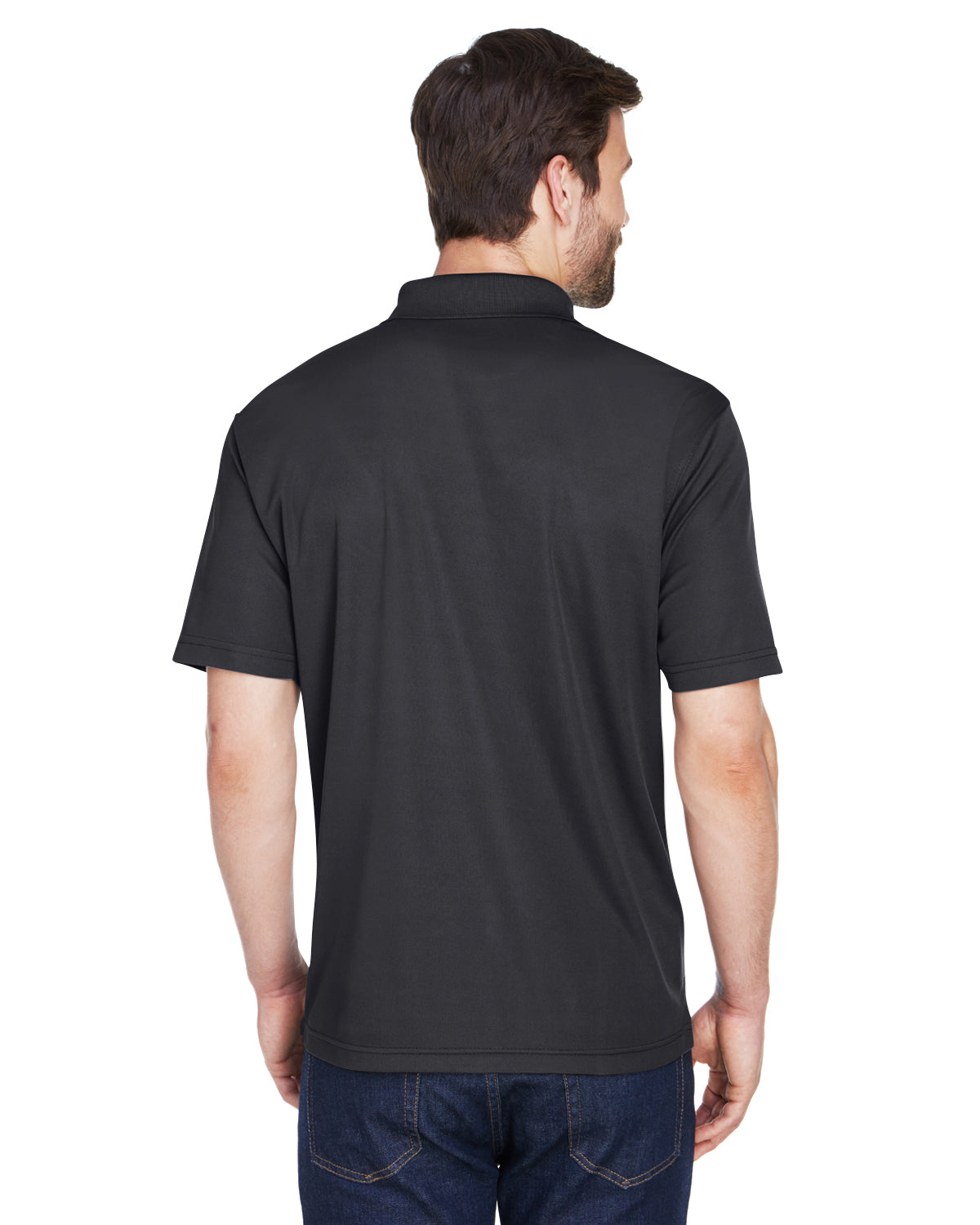 Men's Cool & Dry Mesh Piqué Polo - Black