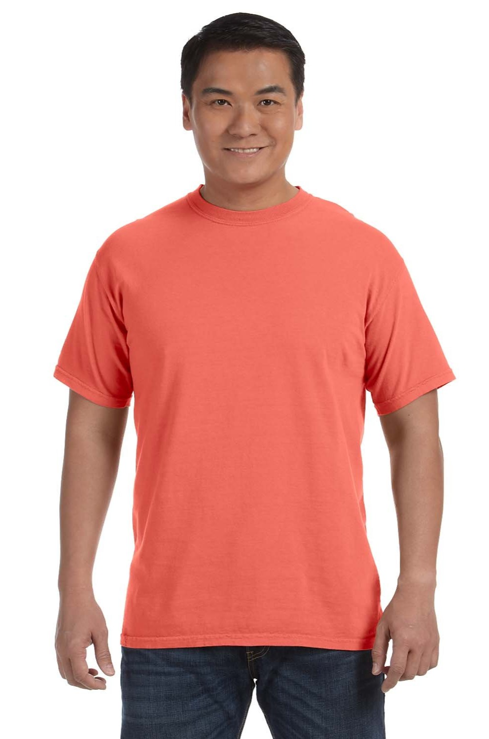 Unisex Heavyweight RS T-Shirt - Bright Salmon