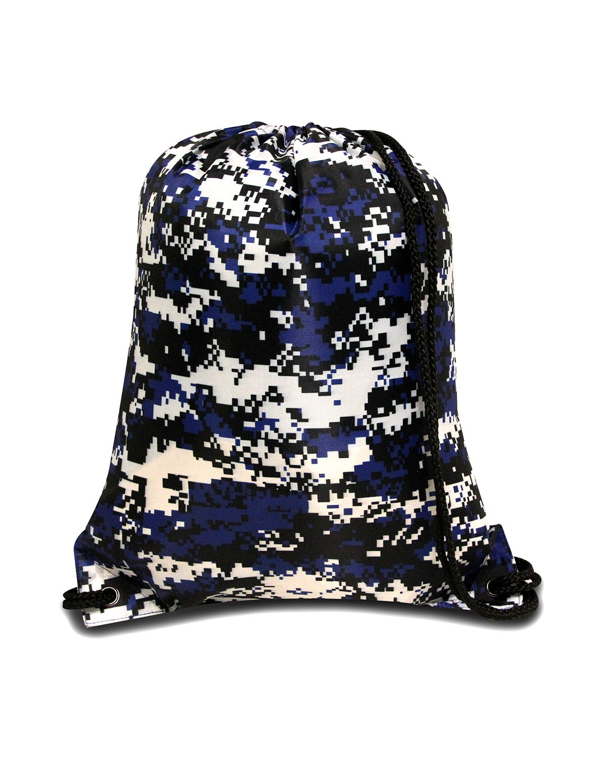 Boston Drawstring Backpack - Digital Camo Royal