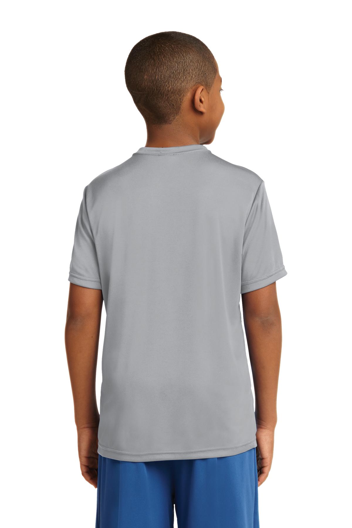 Youth PosiCharge Competitor Tee - Silver