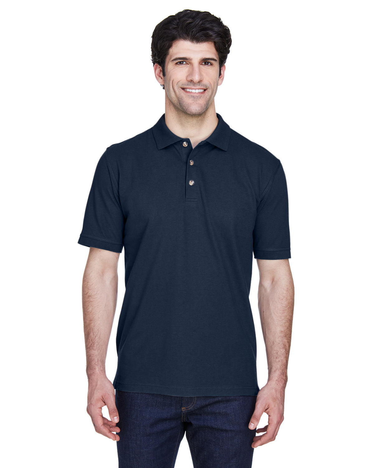Men's Classic Piqu�� Polo - Navy