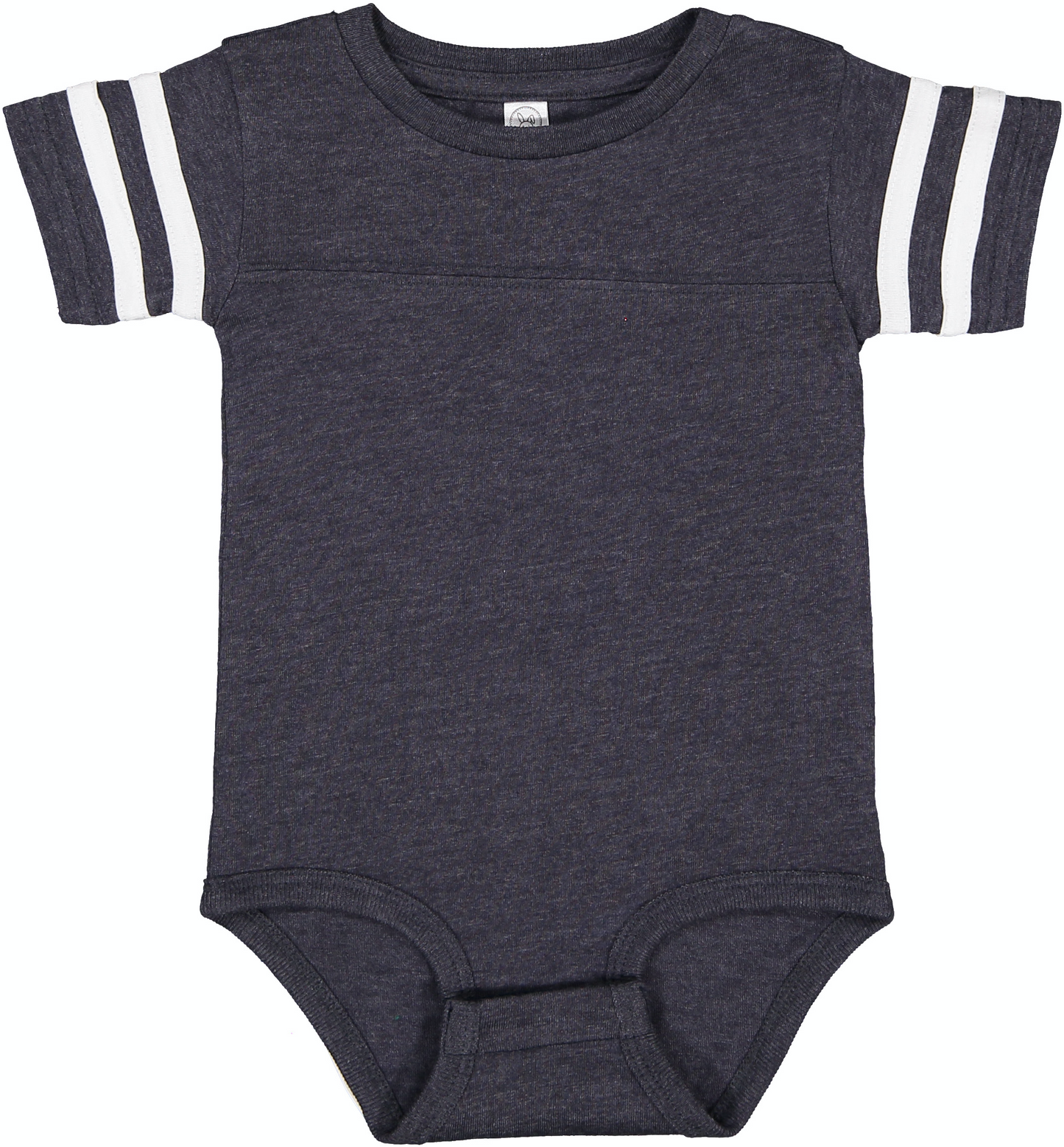 Infant Football Bodysuit - Vintage Navy / Blend White