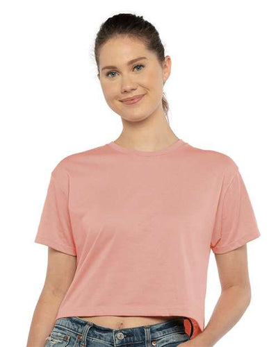 Next Level 1580 Desert Pink — on model front