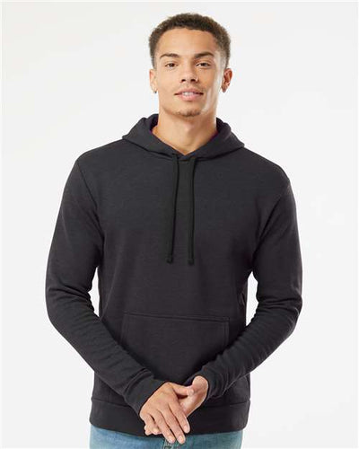 Next Level 9302 Heather Black — on model front