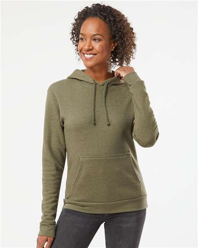 Next Level 9302 Heather Military Green — on model front