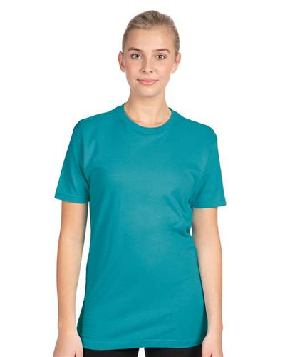 Next Level 3600 Teal — on model front