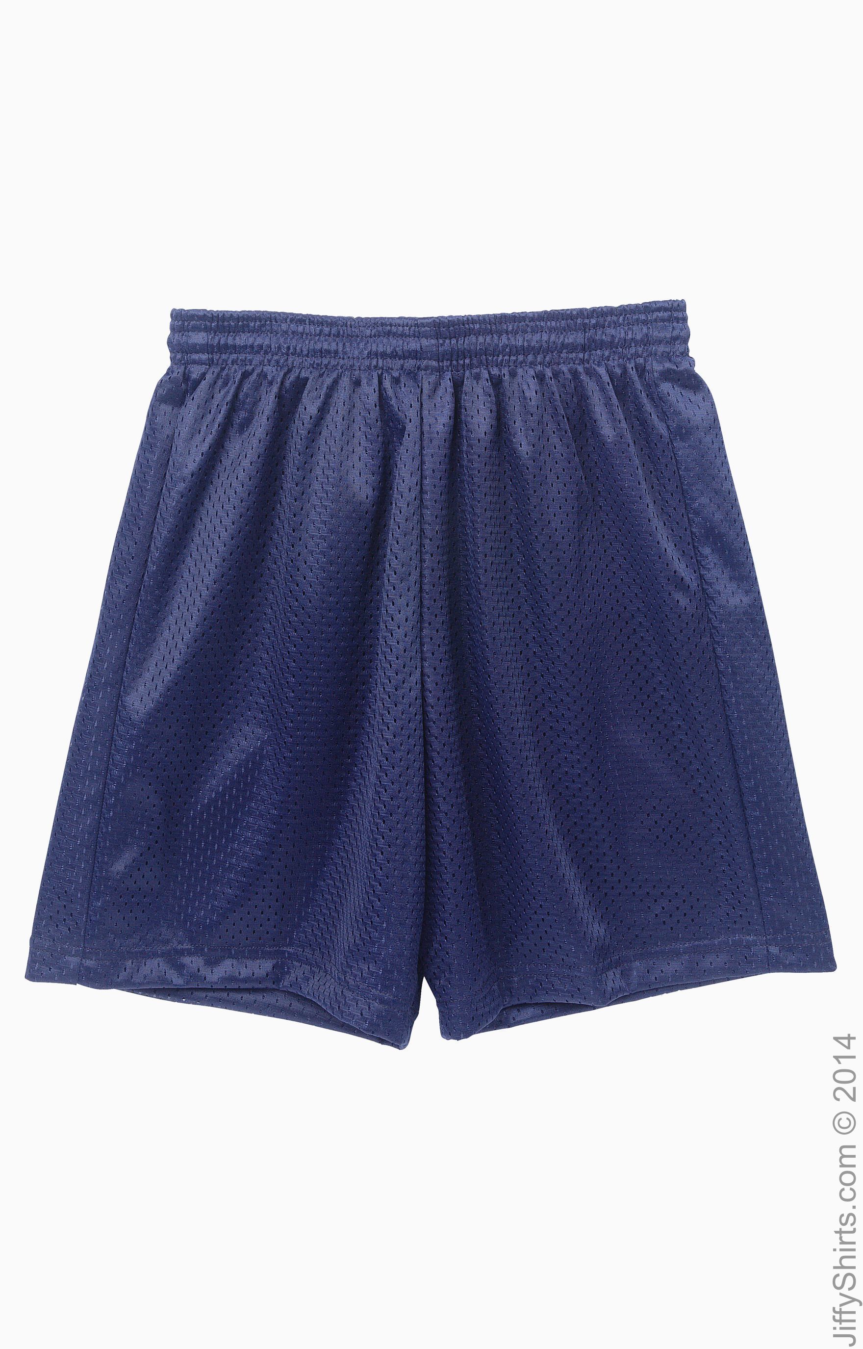 Youth Six Inch Inseam Mesh Short - Navy