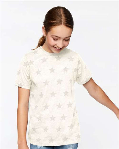 Code Five 2229 Natural Heather Star — on model front