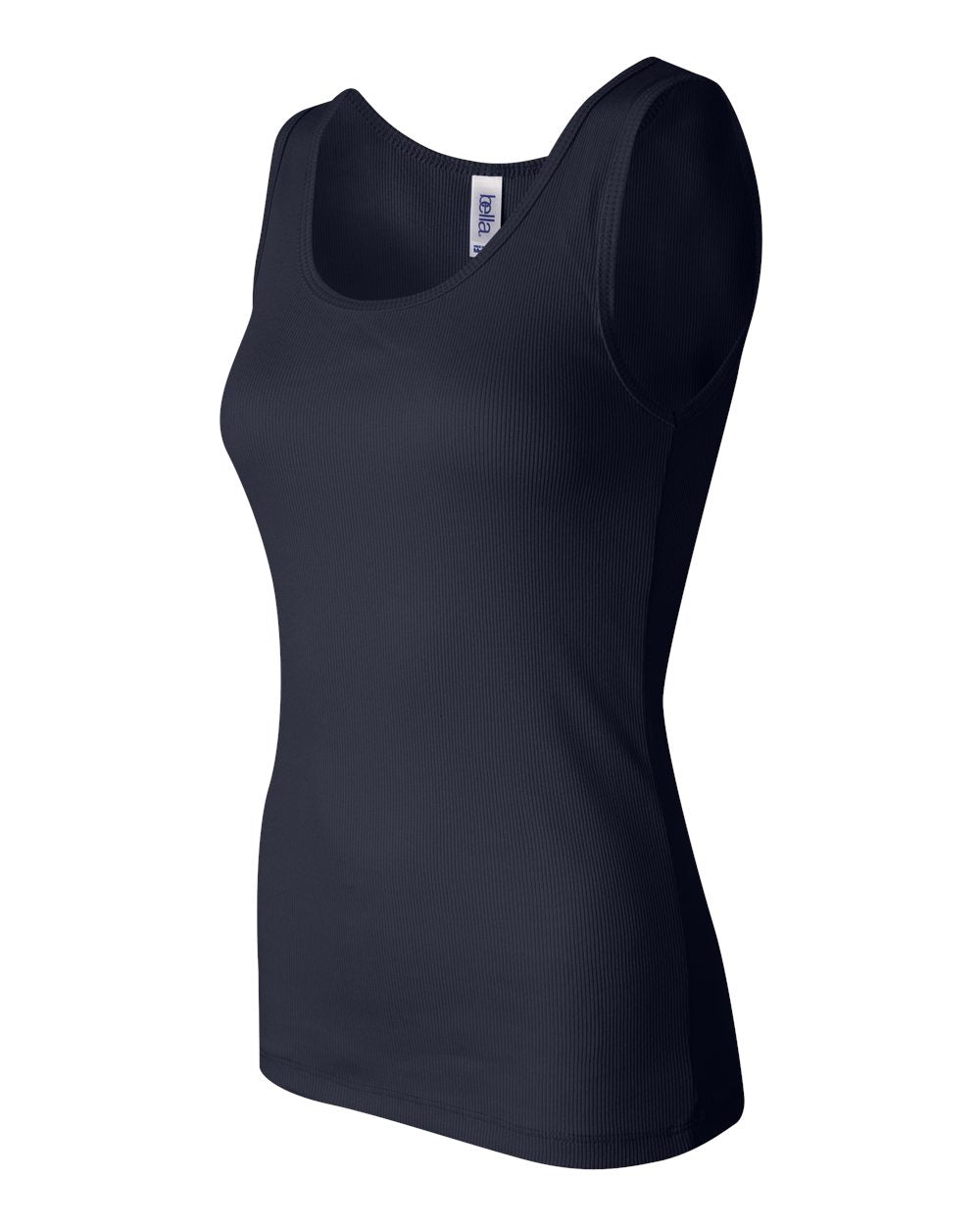 Women's 2x1 Rib Tank - Navy