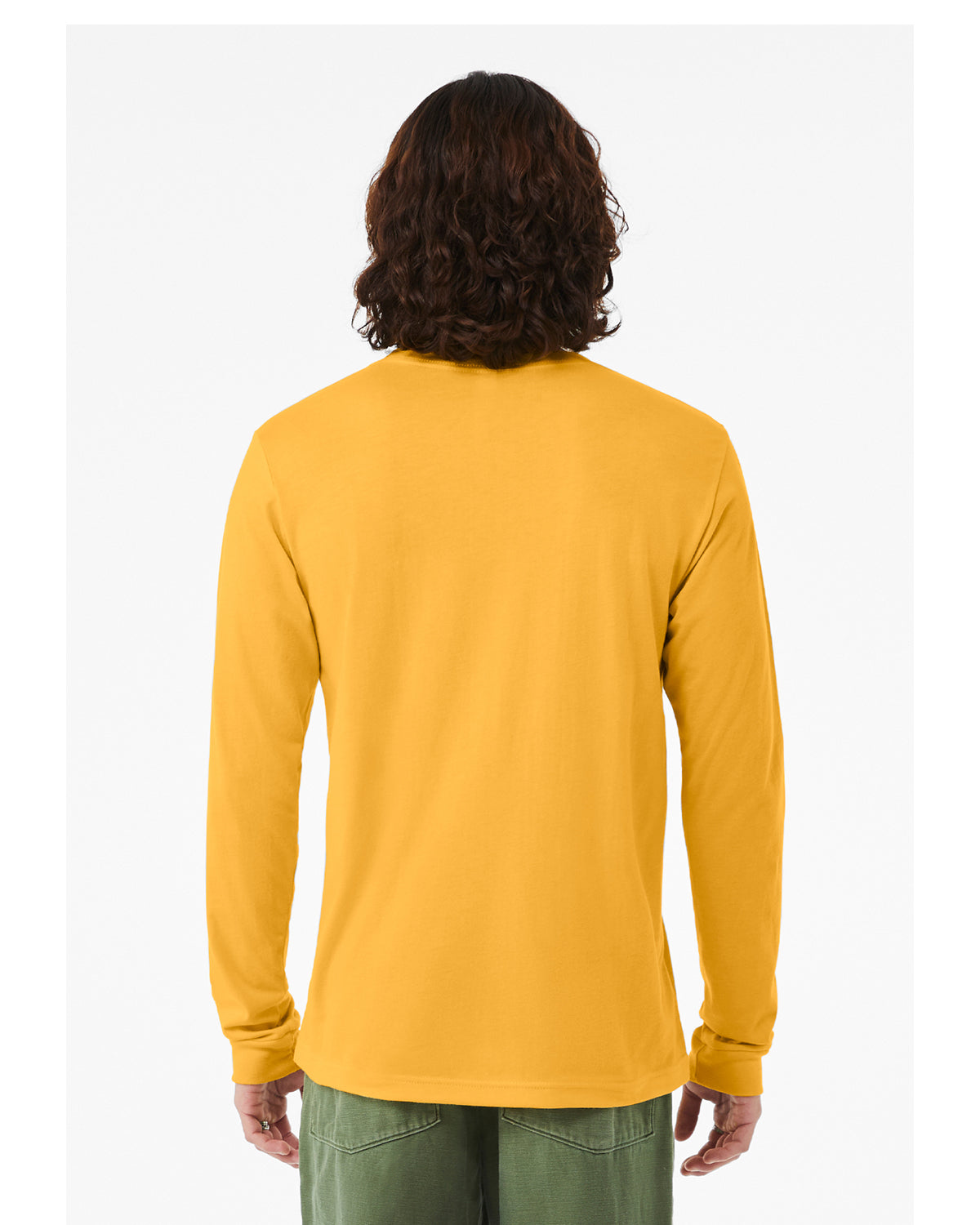 Unisex Jersey Long-Sleeve T-Shirt - Heather Mustard