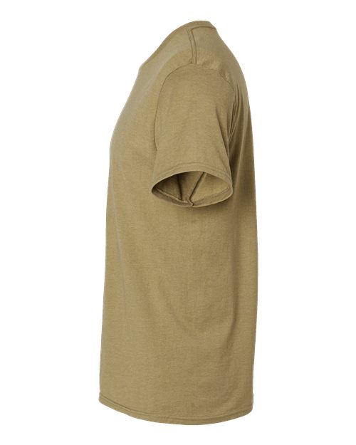Hanes 4980 Brown Sugar Heather — direct side