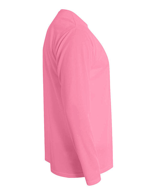 Men's Cooling Performance Long Sleeve T-Shirt - Pink