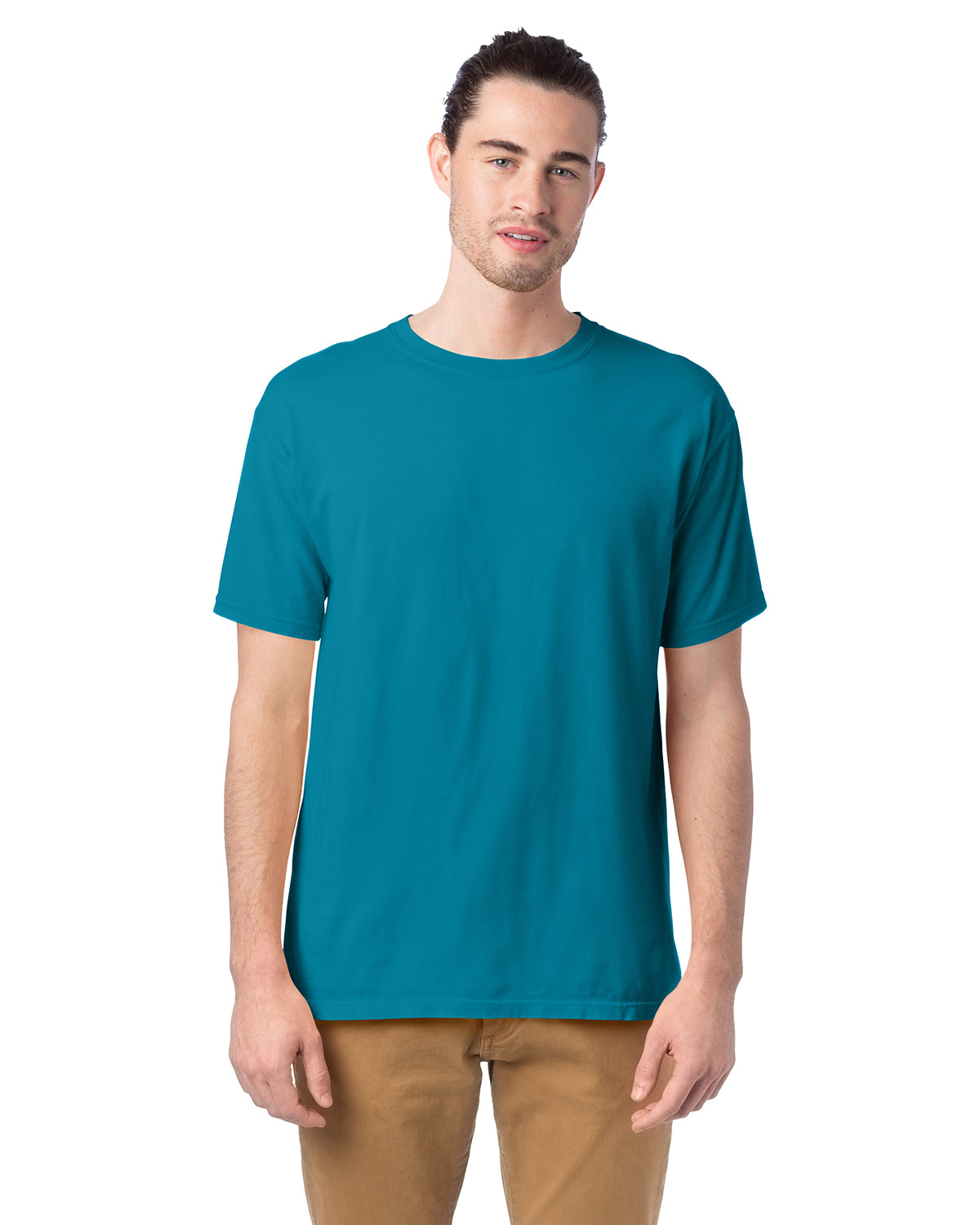 100% Ringspun Cotton Garment-Dyed T-Shirt - Ocean Depths
