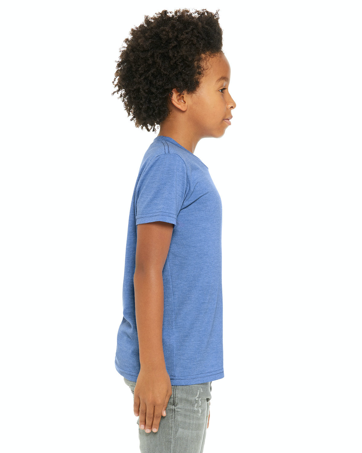Youth Jersey T-Shirt - Heather Columbia Blue