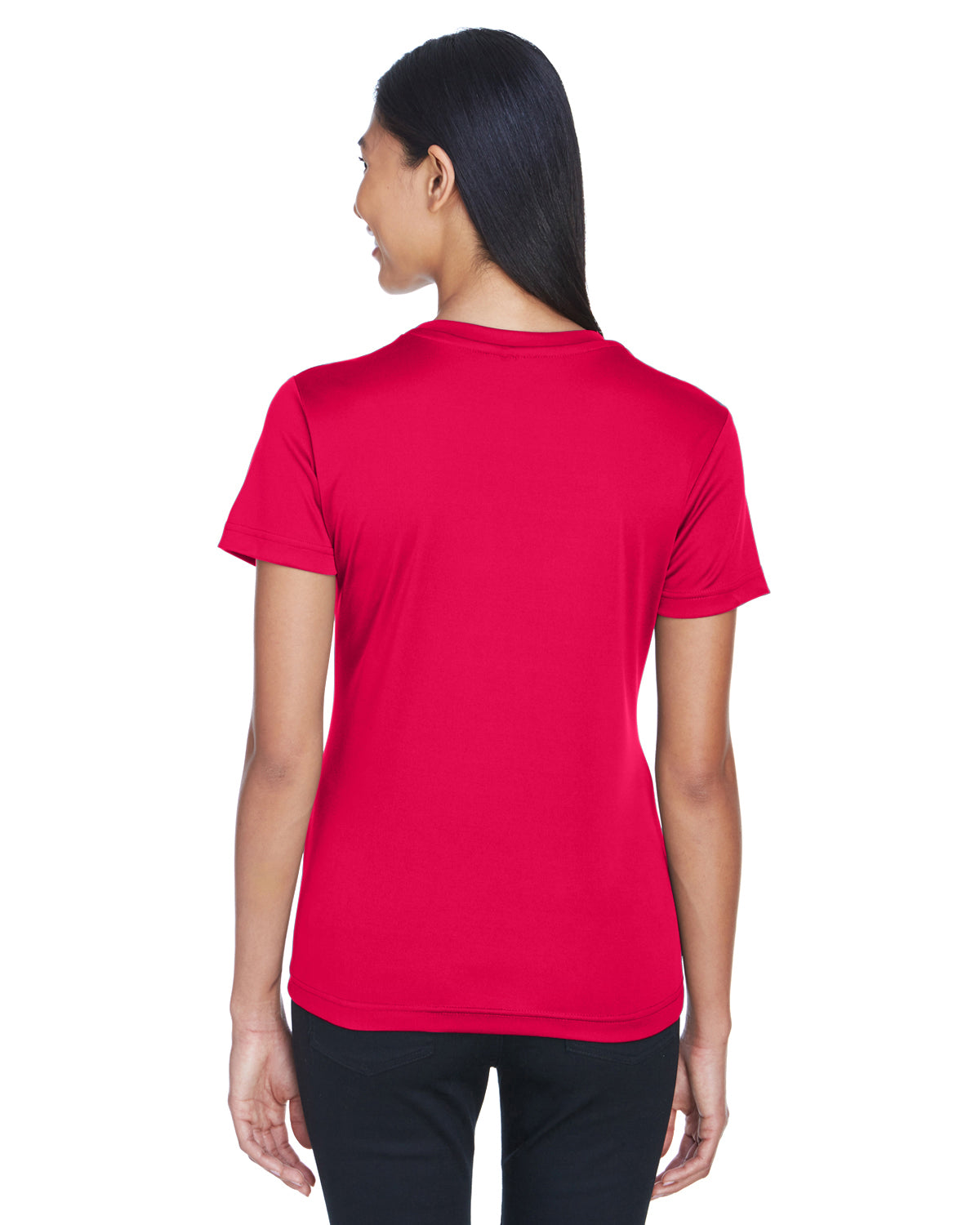 Women's Cool & Dry Basic Performance T-Shirt - Red