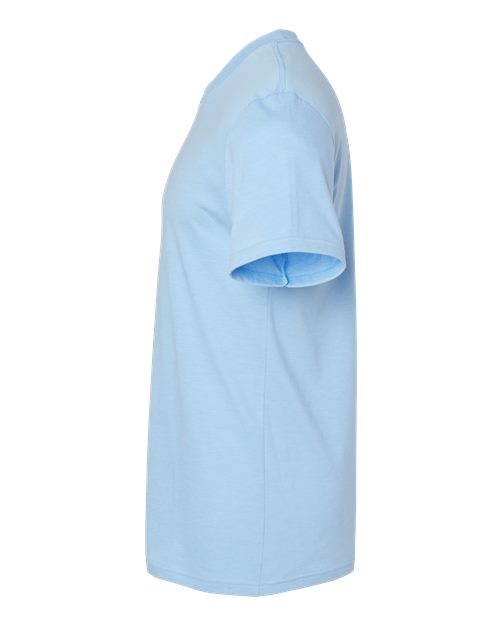 American Apparel 2001CVC Heather Light Blue — direct side