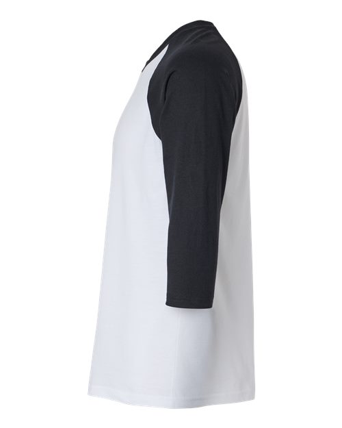 American Apparel 2003CVC White/ Black — direct side