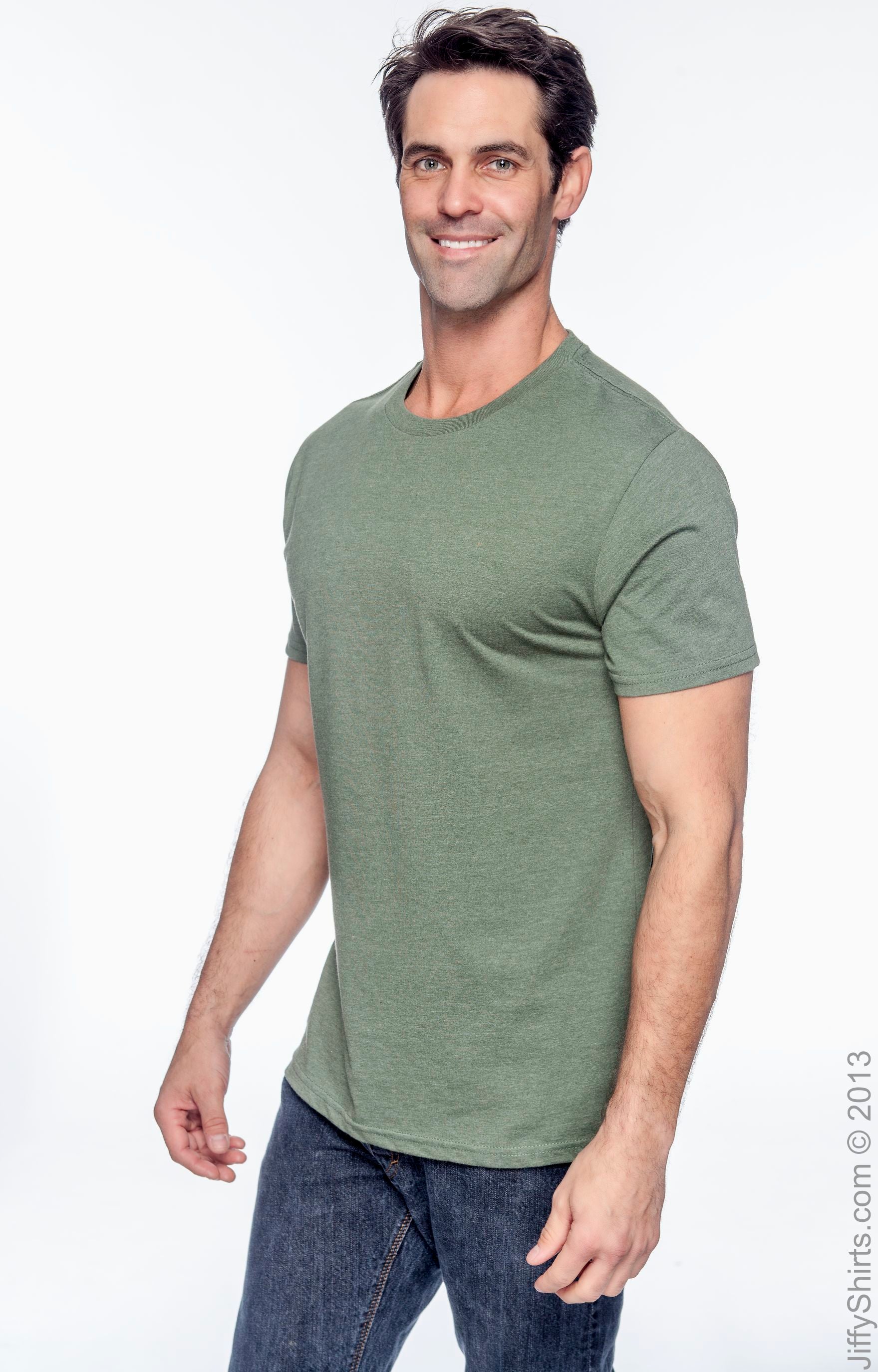 Men's Blended Eco T-Shirt - Asparagus