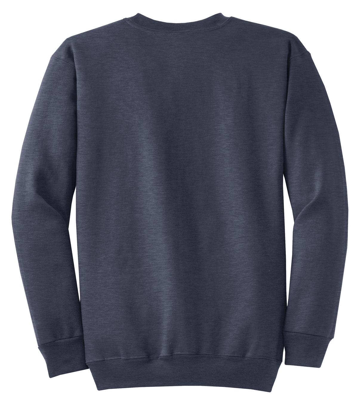 Unisex Core Fleece Crewneck Sweatshirt - Heather Navy