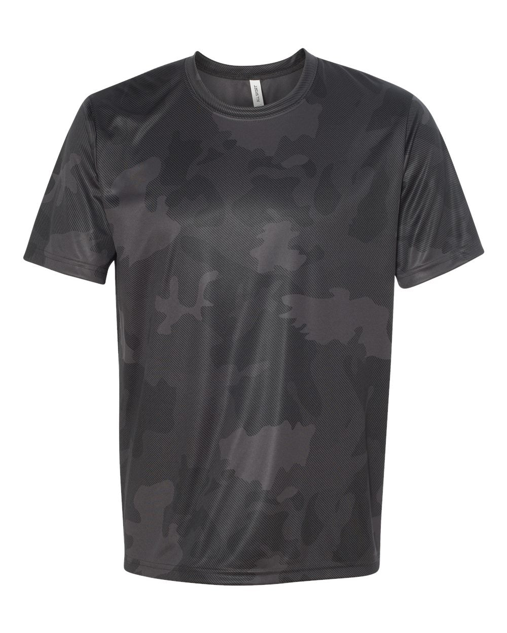 Unisex Performance Short-Sleeve T-Shirt - Black Laser Camo
