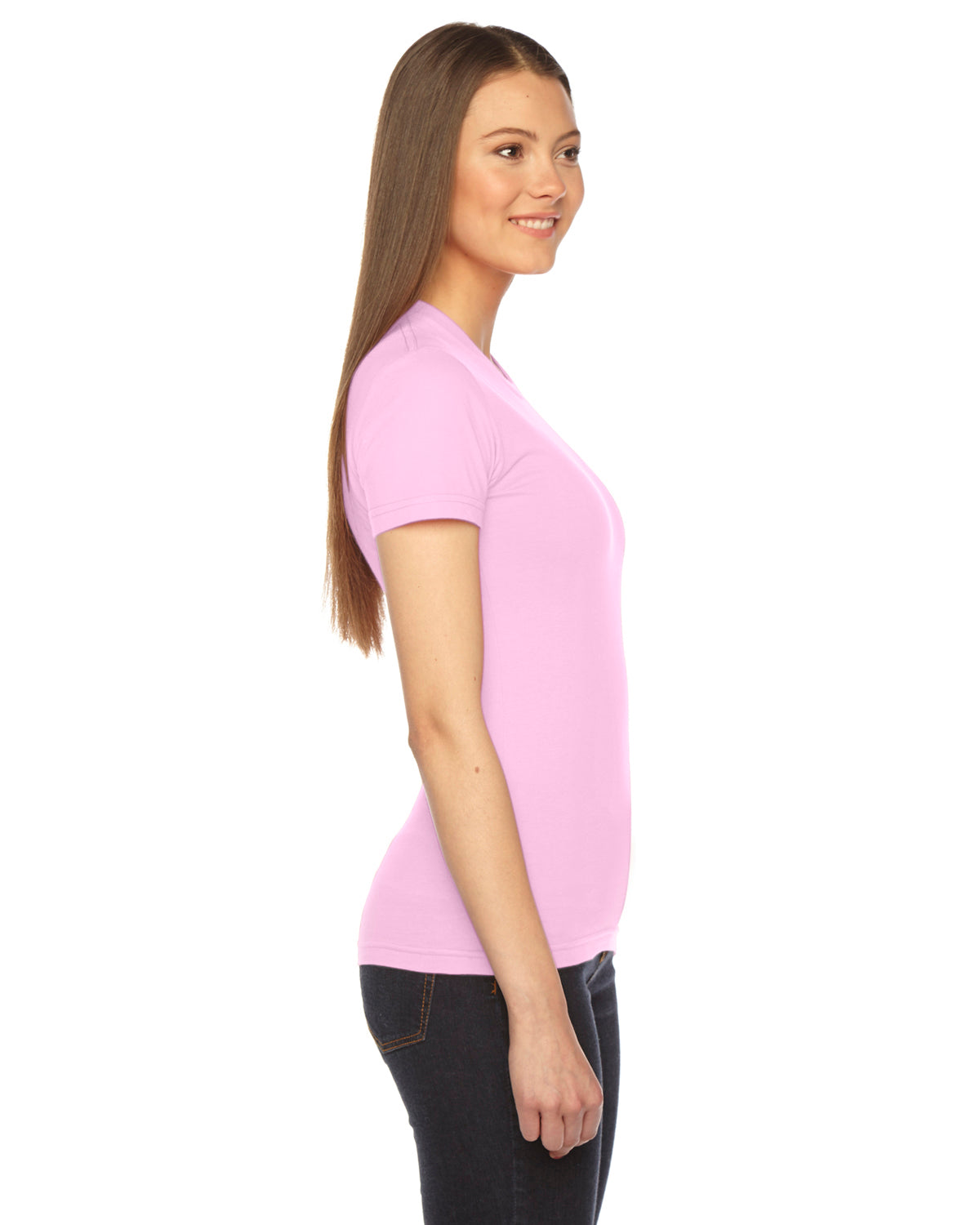 Women's Fine Jersey Short-Sleeve T-Shirt - Pink