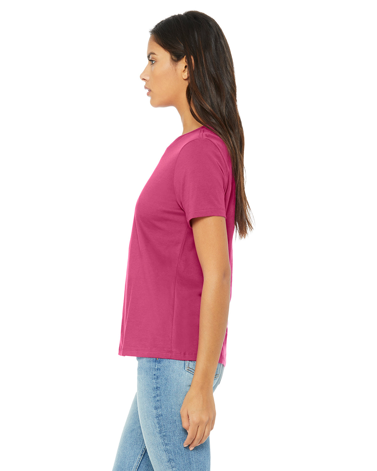 Women's Relaxed Jersey Short-Sleeve T-Shirt - Berry