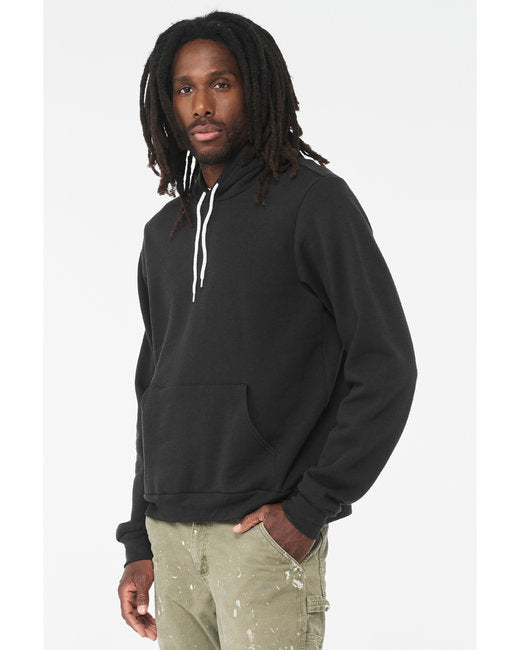 Unisex Sponge Fleece Pullover Hoodie - Vintage Black